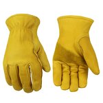 Winter Work Gloves Manufacturer - Men's Leather Insulated with Fleece Lining for Cold Weather