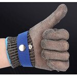 Stainless Steel Gloves Manufacturer - Level 5 Cut Resistant with Metal Steel Ring Handing