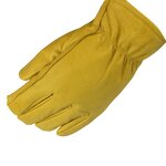Winter Work Gloves Manufacturer - Men's Leather Insulated with Fleece Lining for Cold Weather