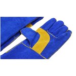 Welding Gloves Manufacturer - Custom Logo Fire Resistant Leather Stick Welder Work Gloves