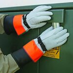 Electrical Protector Gloves Manufacturer - Leather Lineman for Use with Rubber Insulated