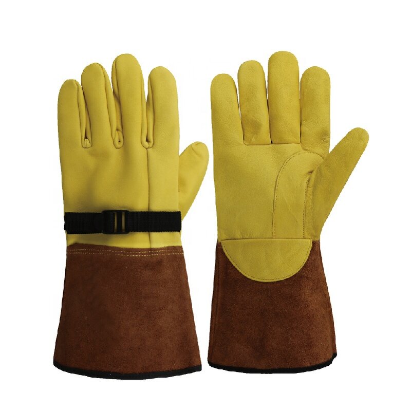 Electrical Protector Gloves Manufacturer - Leather Lineman for Use with Rubber Insulated