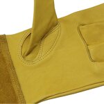 Gardening Gloves Manufacturer - Premium Cow Grain Leather Long for Thorny Bushes Cacti