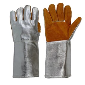 Aluminum Welding Gloves Manufacturer - Heat Resistant for Industrial Work Fire Resistant Leather