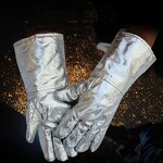 Heat Resistant Gloves Manufacturer - Aluminum Foil Anti-scald Flame for Metallurgy Furnace to 1000°C