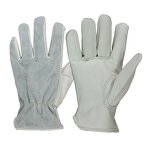 Leather Work Gloves Manufacturer - Wholesale White Rigger Safety for Construction Industry
