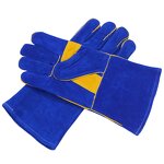 Welding Gloves Manufacturer - Custom Logo Fire Resistant Leather Stick Welder Work Gloves
