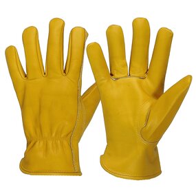 Work Gloves Manufacturer - Wholesale Cow Leather for Gardening Truck Driving Welding