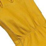 Leather Work Gloves Manufacturer - High Quality Cow Leather Durable Comfortable Construction