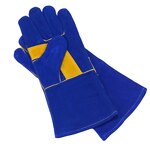 Welding Gloves Manufacturer - Custom Logo Fire Resistant Leather Stick Welder Work Gloves