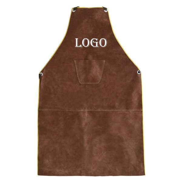 Welding Apron Manufacturer - High Quality Thick Cow Split Leather Anti-scald Flame Resistant