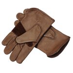 Leather Work Gloves Manufacturer - Wholesale Bulk Brown Grain Cowhide Working Glove