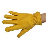 Leather Work Gloves Manufacturer - High Quality Cow Leather Durable Comfortable Construction