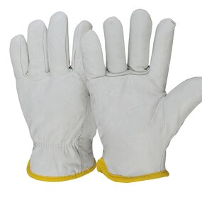 Winter Work Gloves Manufacturer - Cheap Goatskin Leather Warm Driving Construction Industrial