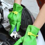 Leather Gardening Gloves Manufacturer - Green Cowhide Labor Protection Outdoor Construction