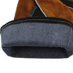 Welding Gloves Manufacturer - Wholesale Cow Split Leather Protective Hand for Fireplace BBQ