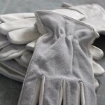 Leather Work Gloves Manufacturer - Wholesale White Rigger Safety for Construction Industry