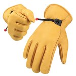 Leather Work Gloves Manufacturer - Heavy Duty Cowhide Anti-Slip for Gardening General Work