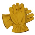 Leather Work Gloves Manufacturer - Wholesale Black Grain Cowhide Working Glove