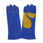 Welding Gloves Manufacturer - Custom Logo Retro Leather Heat Resistant Cow Split Leather