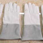 Welding Gloves Manufacturer - Customized Logo/Color Premium Leather Stick Mig 14" Length