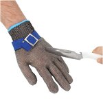 Stainless Steel Gloves Manufacturer - Level 5 Cut Resistant with Metal Steel Ring Handing