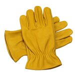 Leather Work Gloves Manufacturer - Cowhide Multifunction for Truck Warehouse Garden Farm
