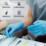 Nitrile Gloves Manufacturer - Medical Powder Free Blue Disposable Hand