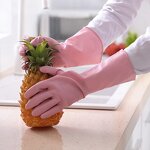 Household Gloves Factory - Long Sleeve Thickened Waterproof Non Slip Kitchen