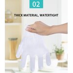 PE Gloves Manufacturer - Plastic HDPE Disposable Food Handling Box Transparent