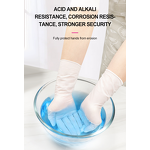 Synthetic Gloves Manufacturer - White Thickened Hotel Catering Protective Beauty