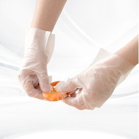 CPE Gloves Factory - Smooth Disposable Recyclable Clear Waterproof Fingerless