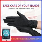 Latex Gloves Factory - New Thickened Hot Dyed Baked Oil Rubber Hairdressing
