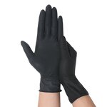 Latex Gloves Manufacturer - Children Adults Black with Textured Fingertips