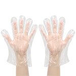 TPE Gloves Factory - Disposable Thickened Soft Transparent Frosted Anti-Slip