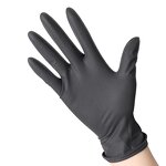 Latex Gloves Manufacturer - Children Adults Black with Textured Fingertips