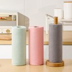 Cleaning Wipes Manufacturer - High Quality Nonwoven Plain Pattern Dry with Logo