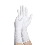Nitrile Gloves Manufacturer - 12 Inch Disposable Household White Nitrile Length
