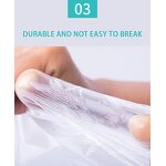 PE Gloves Manufacturer - Plastic HDPE Disposable Food Handling Box Transparent