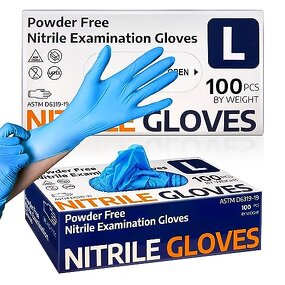 Nitrile Gloves Manufacturer - Non-Steril Powder-Free Blue Examination Finger
