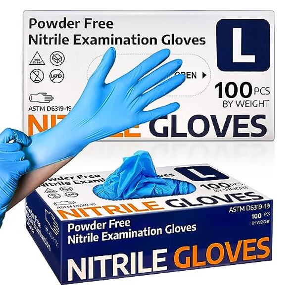 Nitrile Gloves Manufacturer - Non-Steril Powder-Free Blue Examination Finger