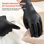 Nitrile Gloves Factory - Disposable Safety Free Sample Household Diamond Texture