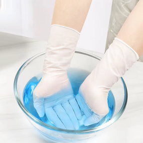 Nitrile Gloves Factory - Manufacturer Industrial Cleanroom Work 12inch White