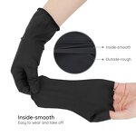 Hair Coloring Gloves Manufacturer - 50pcs Black Reusable Professional Washable