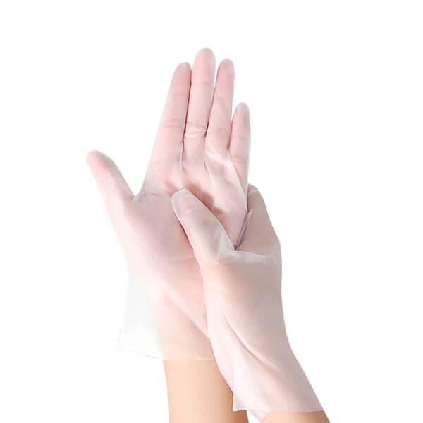 TPE Gloves Factory - Disposable Thickened Soft Transparent Frosted Anti-Slip