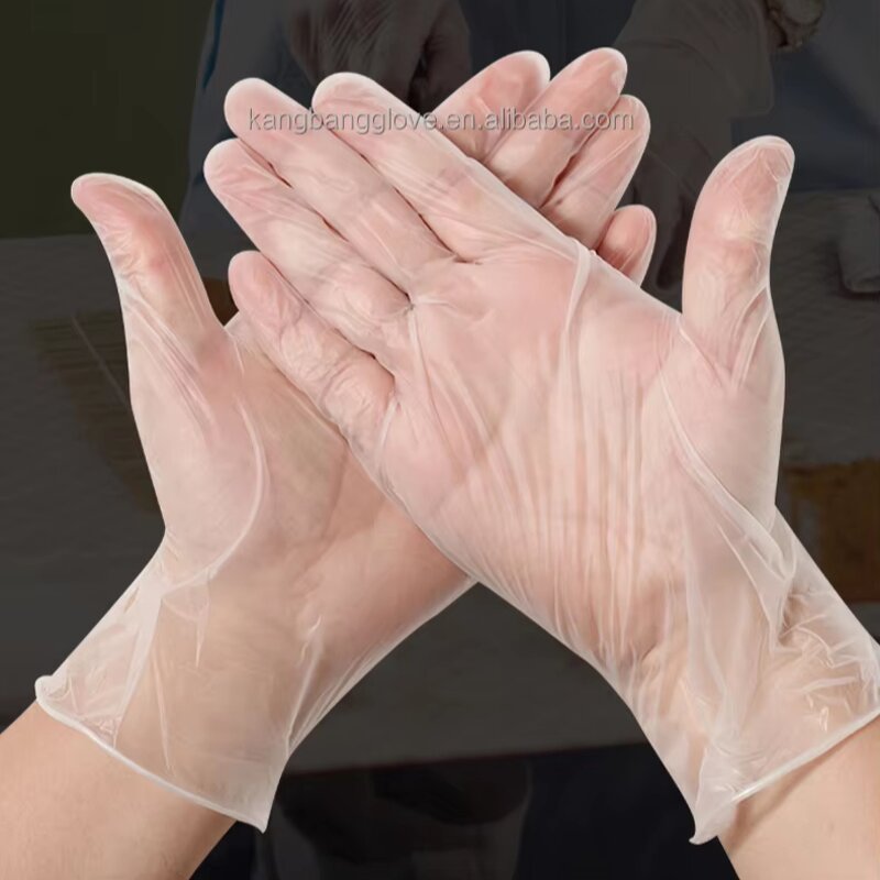 PVC Gloves Manufacturer - Clear Food Safety Cleaning Household Hairdressing