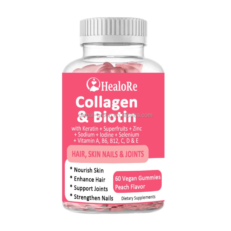 Vegan Collagen Gummies Manufacturer - OEM Hair Skin Nails