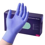 Disposable Nitrile Gloves Manufacturer - 5mil Purple Powder Free Food Safe Waterproof Durable