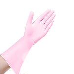 Disposable Nitrile Gloves Manufacturer - ANBOSON 12inch Long Sleeve Pink Toilet Dishwashing