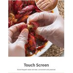 Disposable Vinyl Gloves Manufacturer - Luvax Vinyl Transparent Powder Free Latex Free 100pcs Box